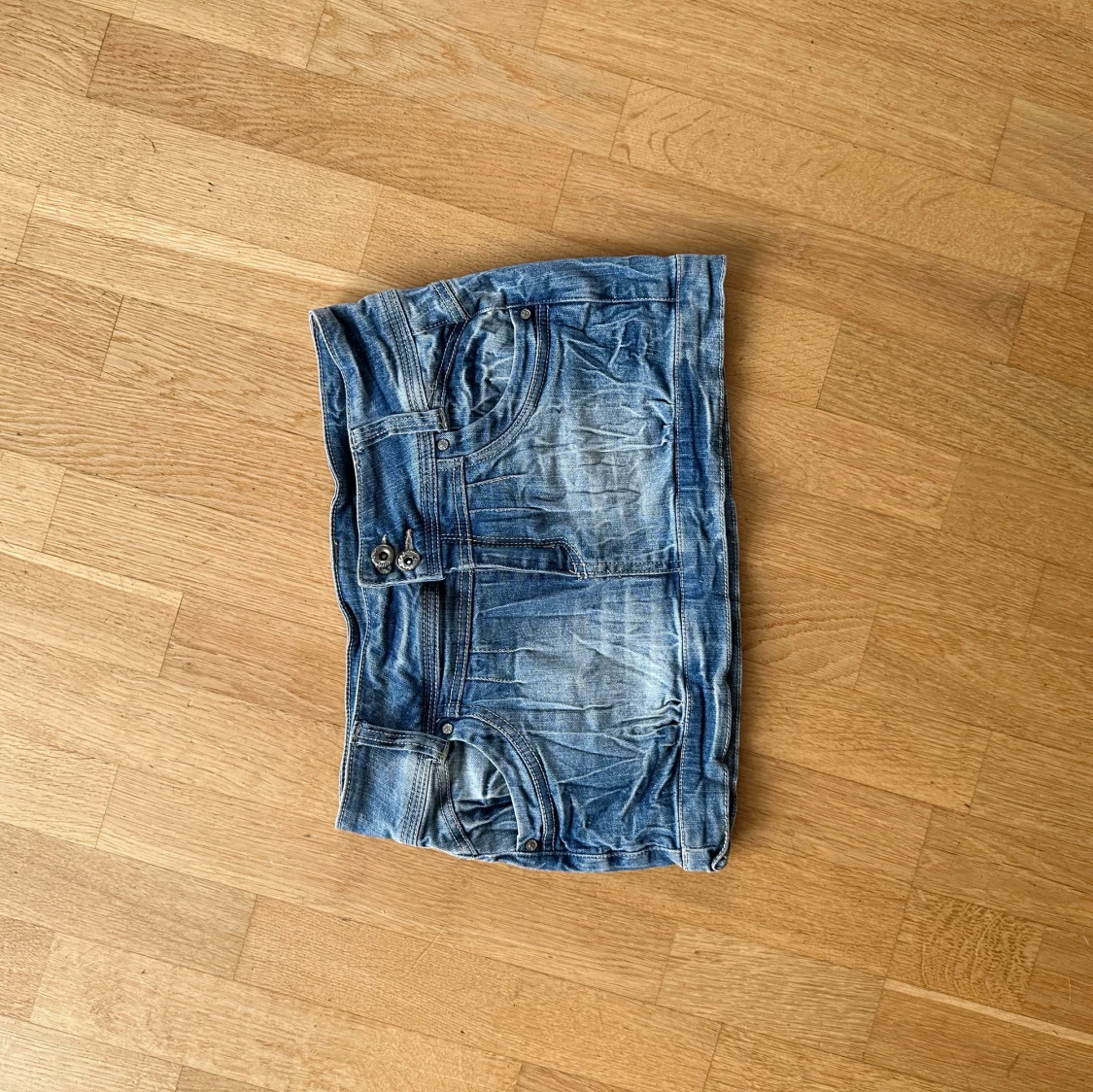 Jeans mini kjol - 91