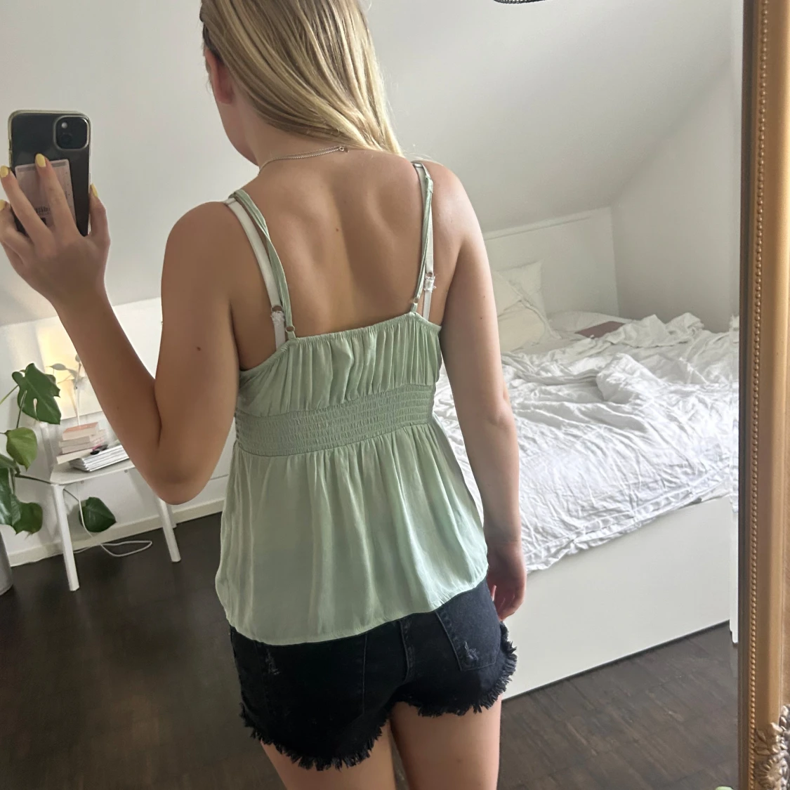 Mintgrön topp - 90