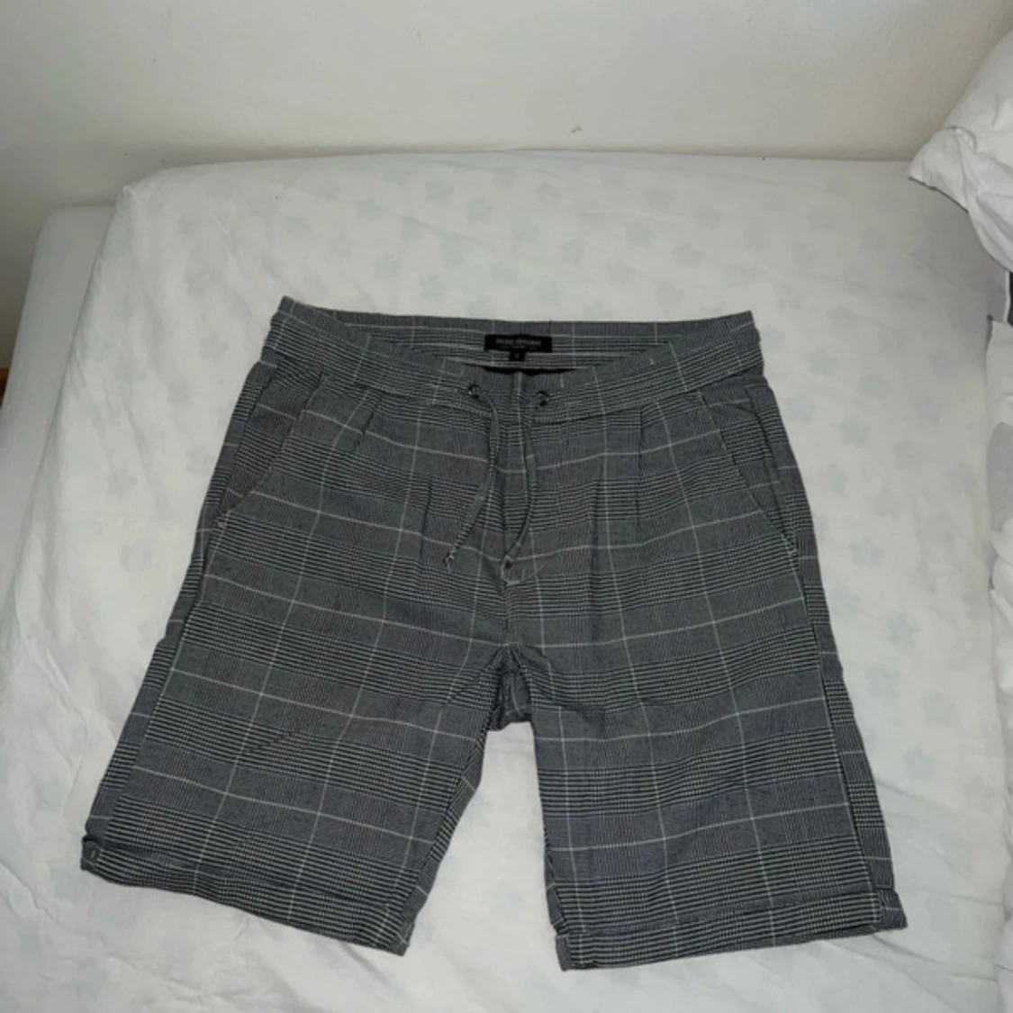 Rutiga herr shorts