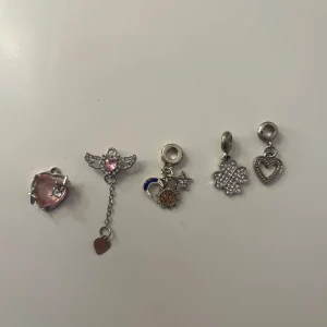 berlocker  - hej, säljer några random berlocker jag har, 15 kr styck eller 25 för 2 eller alla för 40kr. köparen står för frakt 🚚💕