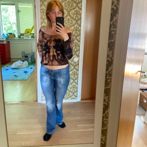 Vintage tröja - Skön långarmad tröja i en häftig blandning av olika färger✨