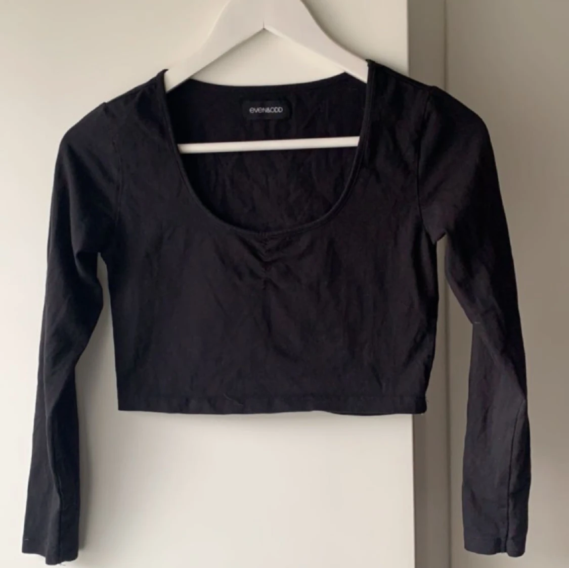 Långärmad tröja, svart - 91