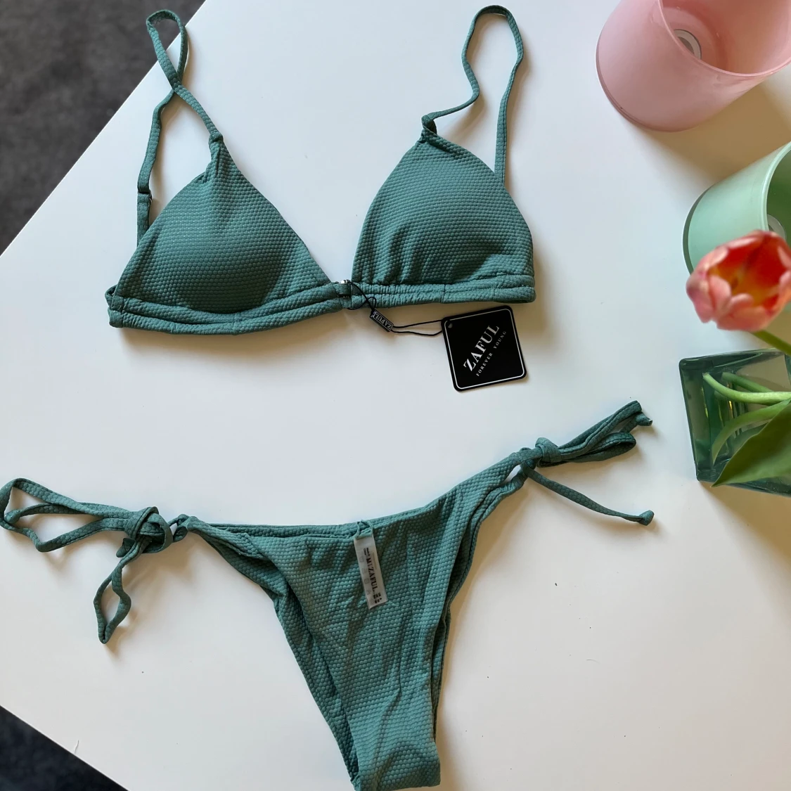 Grön oanvänd bikini  - 91