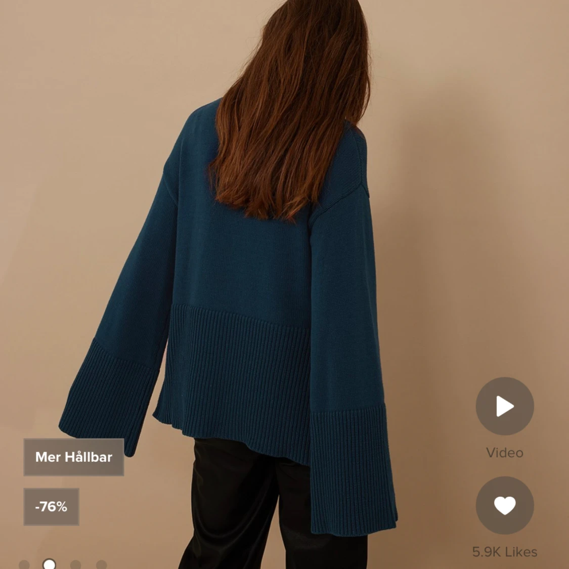 Stickad tröja  - 90