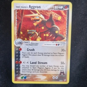 Aggron  - Rare holo 7/95  Skickas i sleeve och top holder 