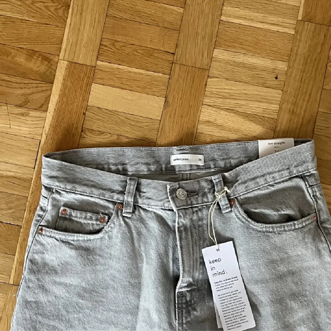 Gråa jeans - 90
