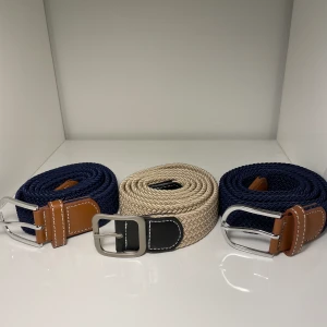 Nya flätade bälten  - Tja! Säljer nu dessa snygga flätade bälten. De är helt nya och har aldrig använts. Ett bälte kostar 119 och alla tre tillsammans kostar 299. Hör av er vid minsta fundering! 😊