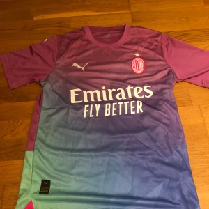 Ac Milan tröja  - Ac Milan tröja 23/24 det är lagets tredje tröja som jag har ute till salu. Den är i nyskick då den endast är använd två gånger. Har ni några funderingar om tröjan så är det bara att höra av sig!
