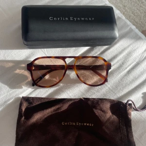 Corlineyewear solglasögon  - Solglasögonen är i nyskick och köpta för 1200kr. Skriv för fler bilder!