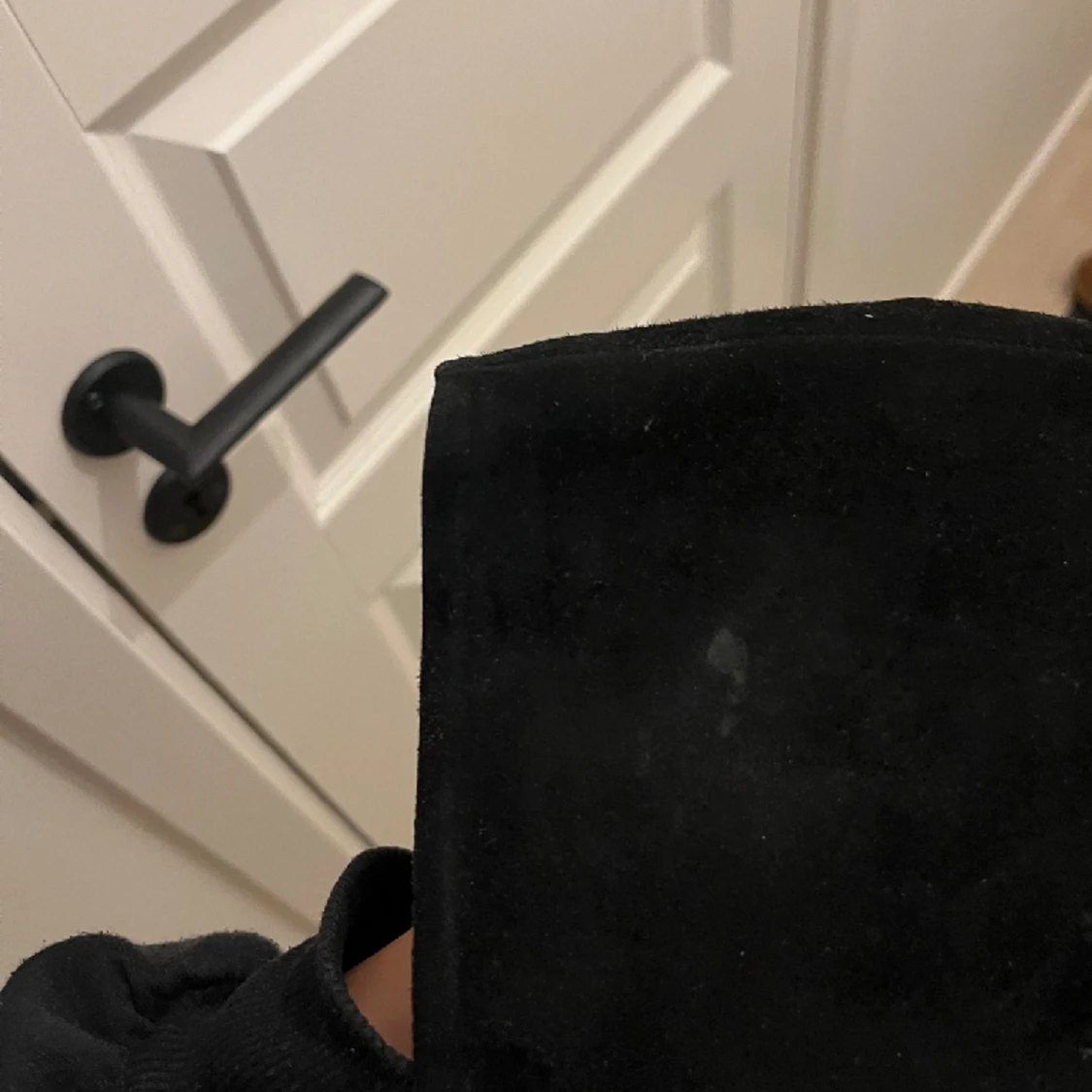 Svarta boots med spetstå  - 91