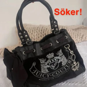 Juicy Couture väska - Söker en vintage Juicy väska. Färg spelar ingen roll och helst silvriga detaljer. Skriv till mig om du har en!