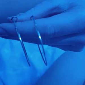 Runda örhängen - Säljer då jag tycker de är för stora!💞