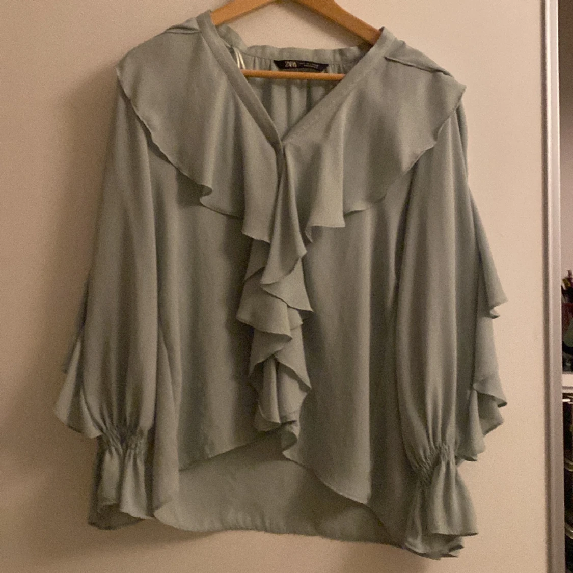 Jätte fin grön blus från zaraaa!!! - 91