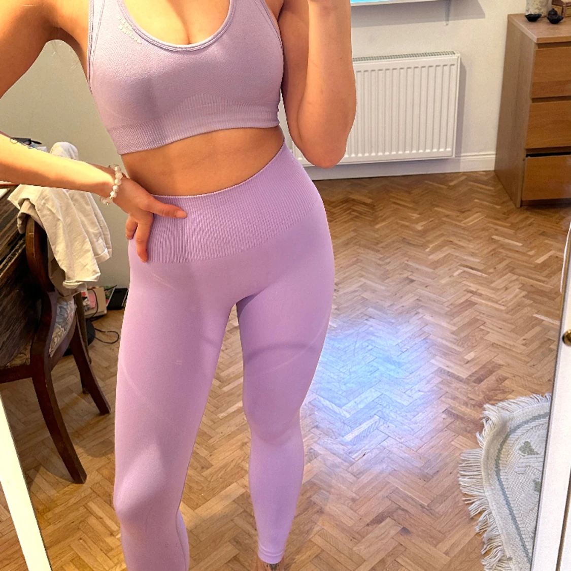 Träningsset träningstights och sportbh  - 90