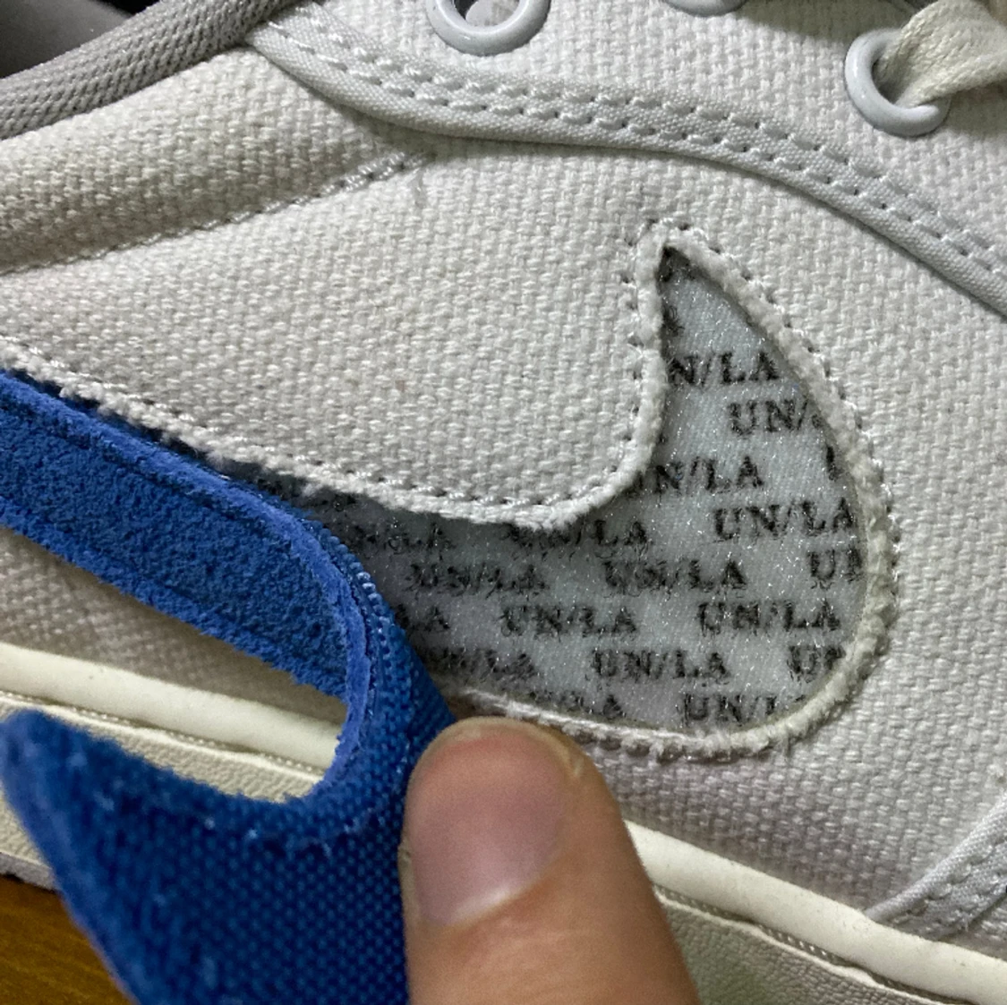 Jordan 1 Retro AJKO Low SP Union White Canvas - 91