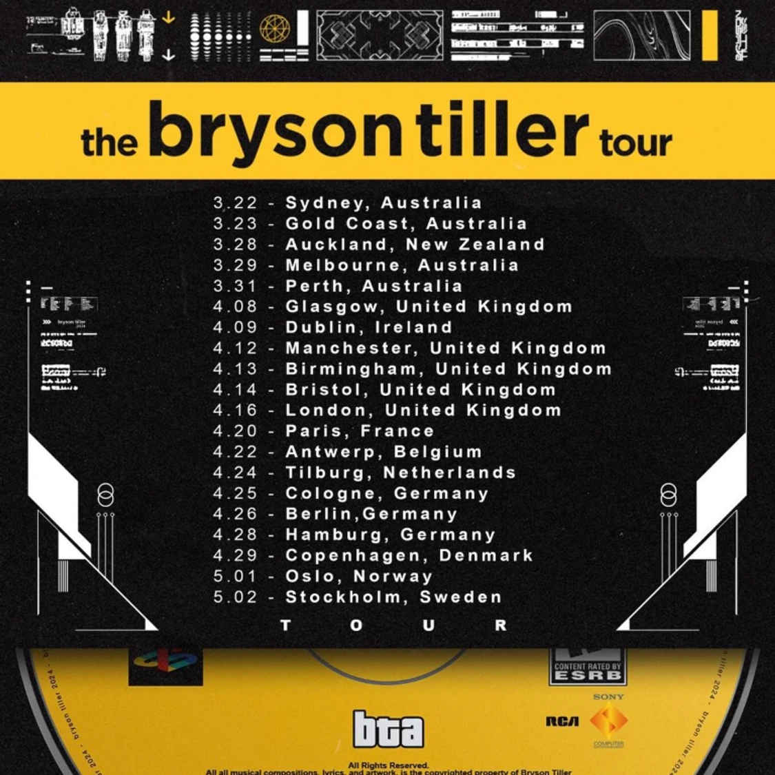 Stå plats Bryson tiller
