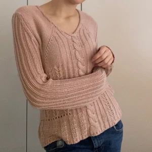 Rosa virkad - Super söt i toppen skick🥰 