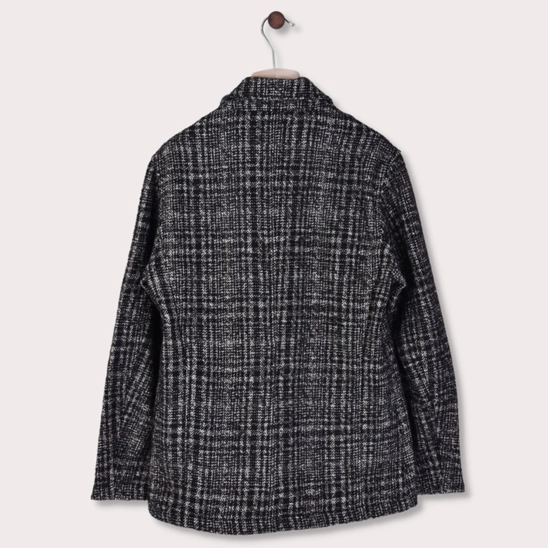 C.O.F. STUDIO  BREWER JACKET WOOL PLAID BROWN Stl.XL - 90