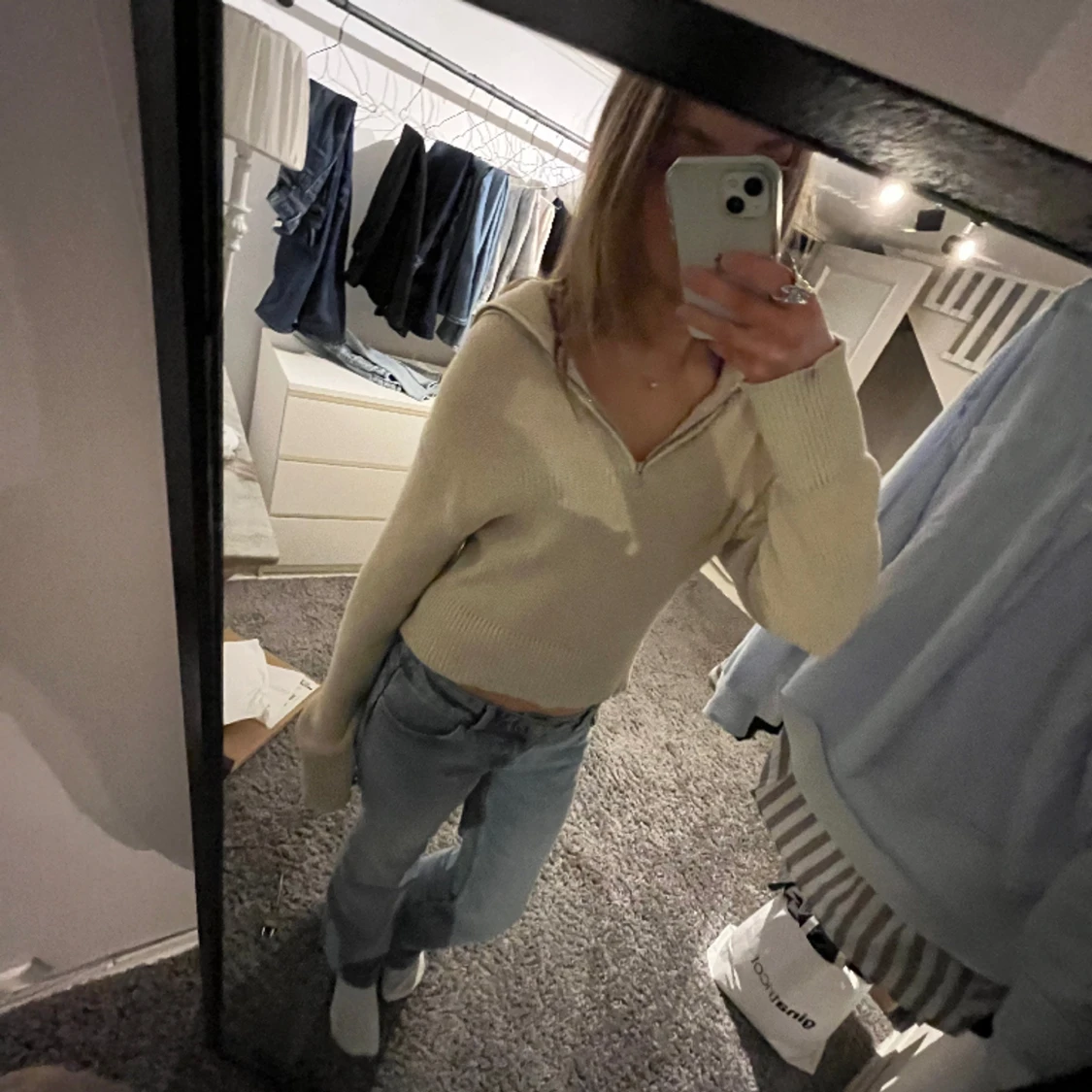 Stickad tröja  - 90