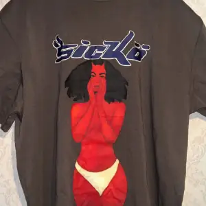 Sicko tröja med coolt print, (baggy) (Säljer 3 för 750 på min profil)