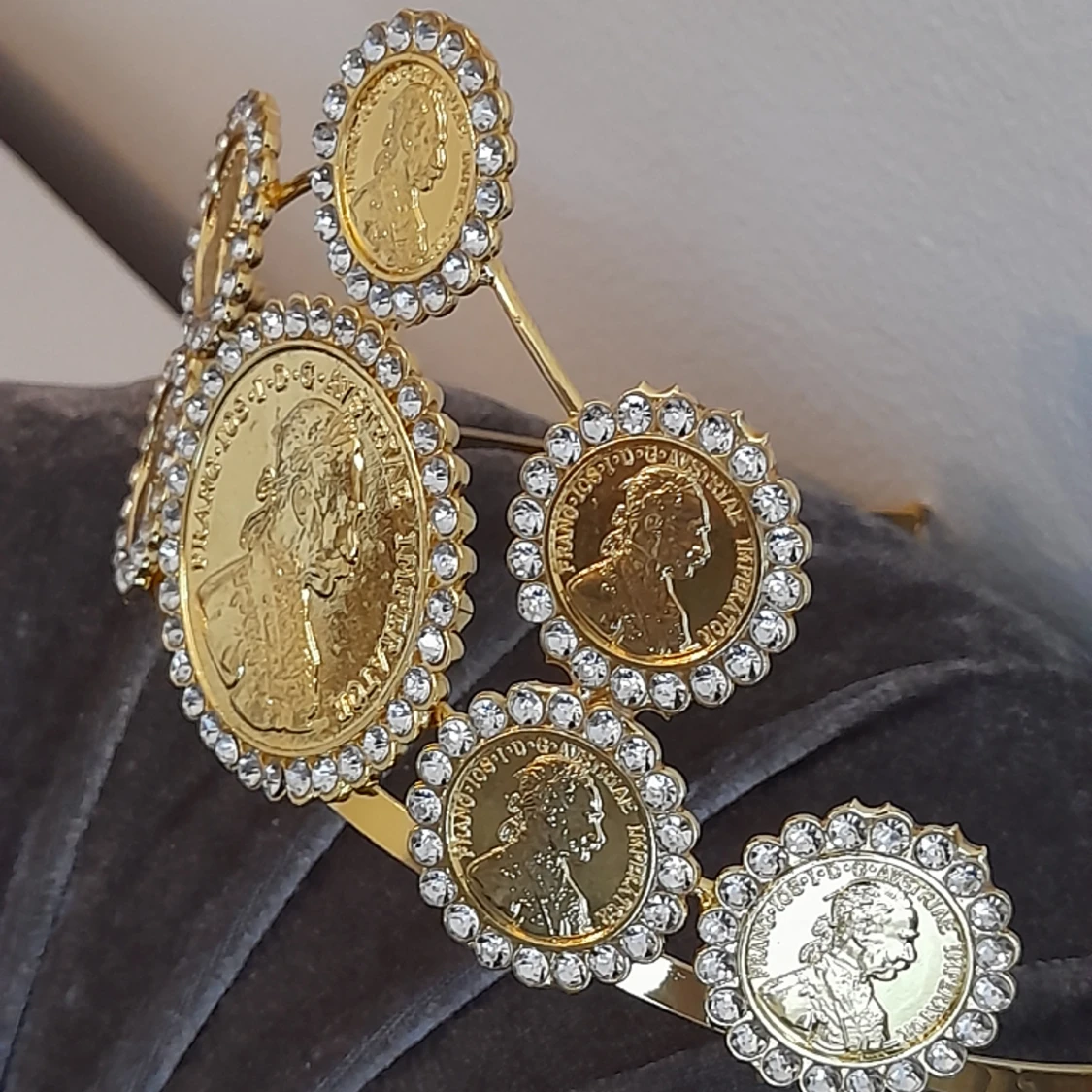 Guldpläterad Krona  - 90