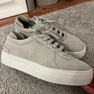 Arigato - Gråa platform sneakers från Axel Arigato i storlek 38. Helt oanvända, säljer pga att de ej kommer till användning! Låda och dustbag kan skickas med om så önskas!!  Pris kan diskuteras vid snabb affär!