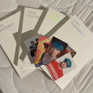 BTS Love yourself ”Love” album Set - BTS love yourself ”love” verisions set med photocards / fotokort