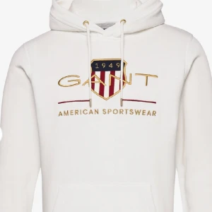 Gant hoodie  - Vitt gant hoodie i helt ny sick ändast använd en gång ny pris 1200kr säljer för ändast 399kr