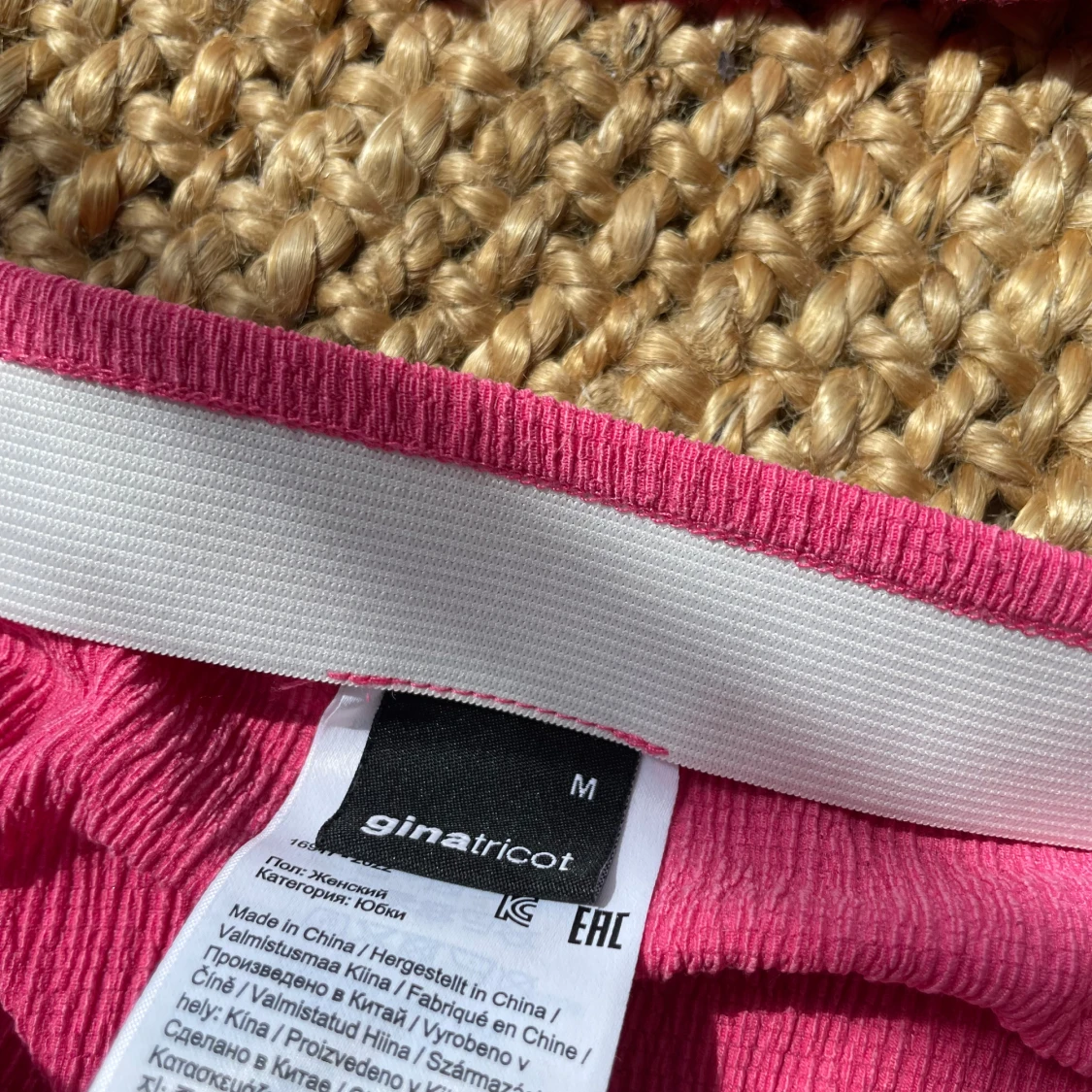 Cerise kjol & top!! Fin sommar set Gina Tricot - 90