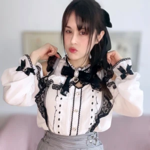 Ryosangata topp, Landmine topp, Jirai Kei topp, balletcore topp  - Ny/oanvänd ~ It fits size M/L