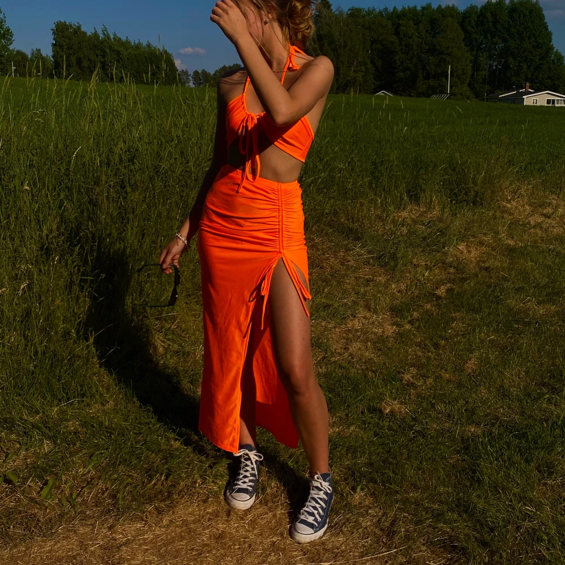 Orange matchande sett - 90