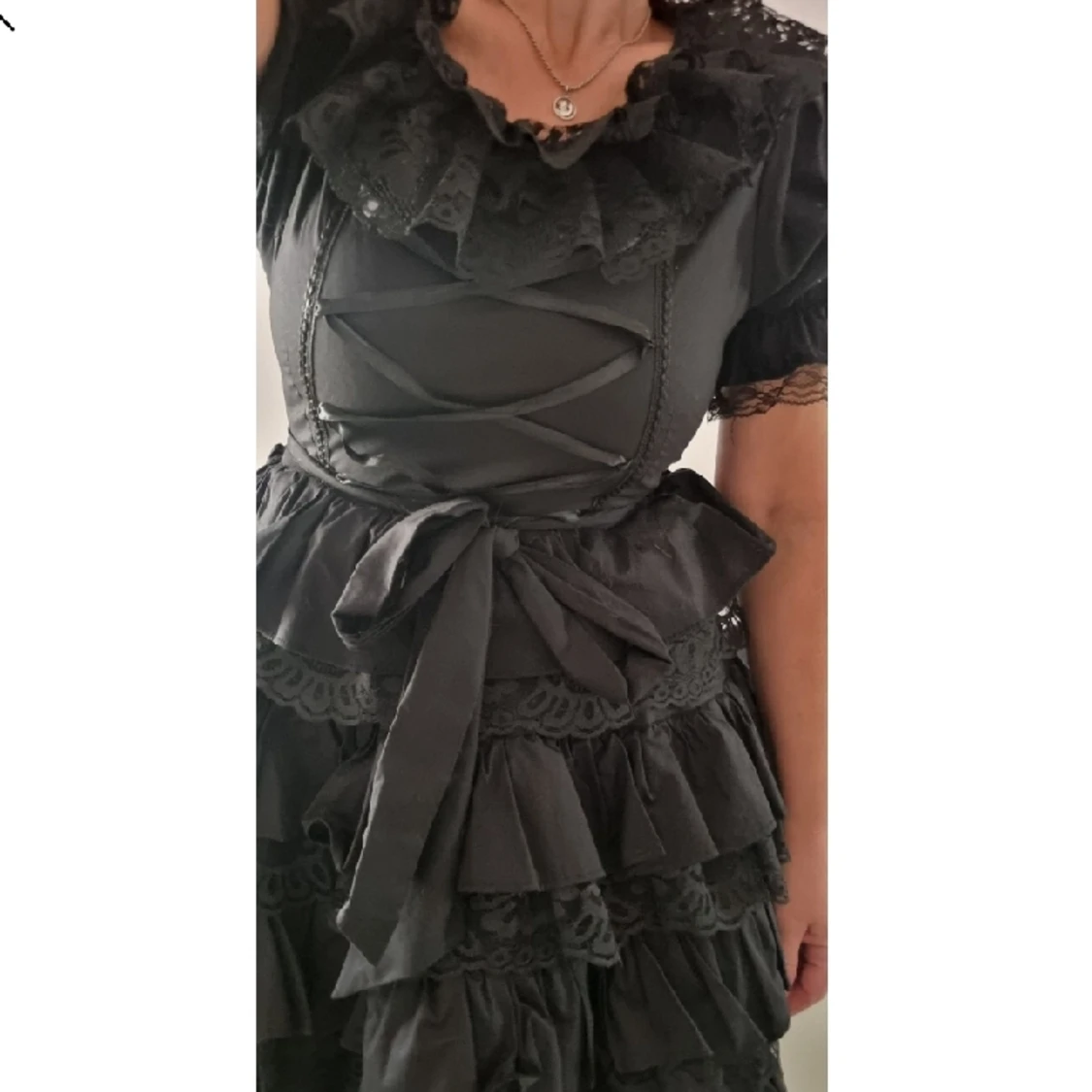 Svart Lollita Fashion klänning S/M - 90