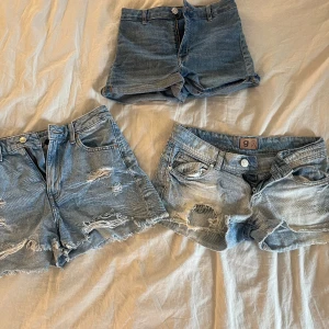 Shorts 3 st - Tre stycken shorts i olika nyanser av blå💙