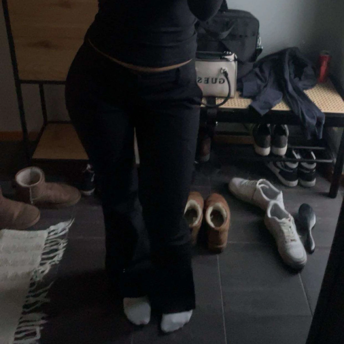 Lågmidjade kostymbyxor - 90