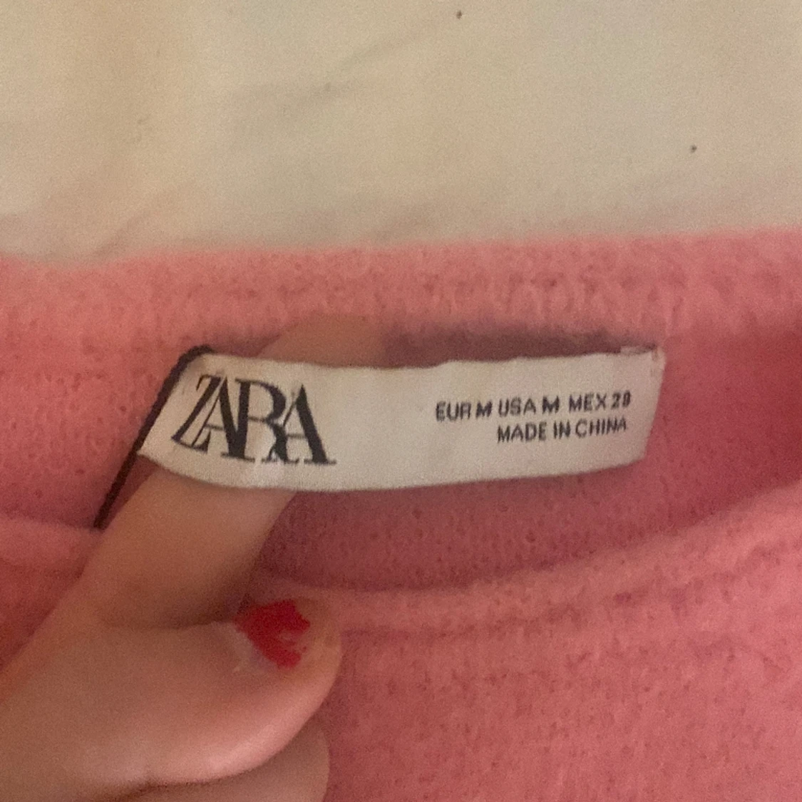 Rosa tröja ull - 90