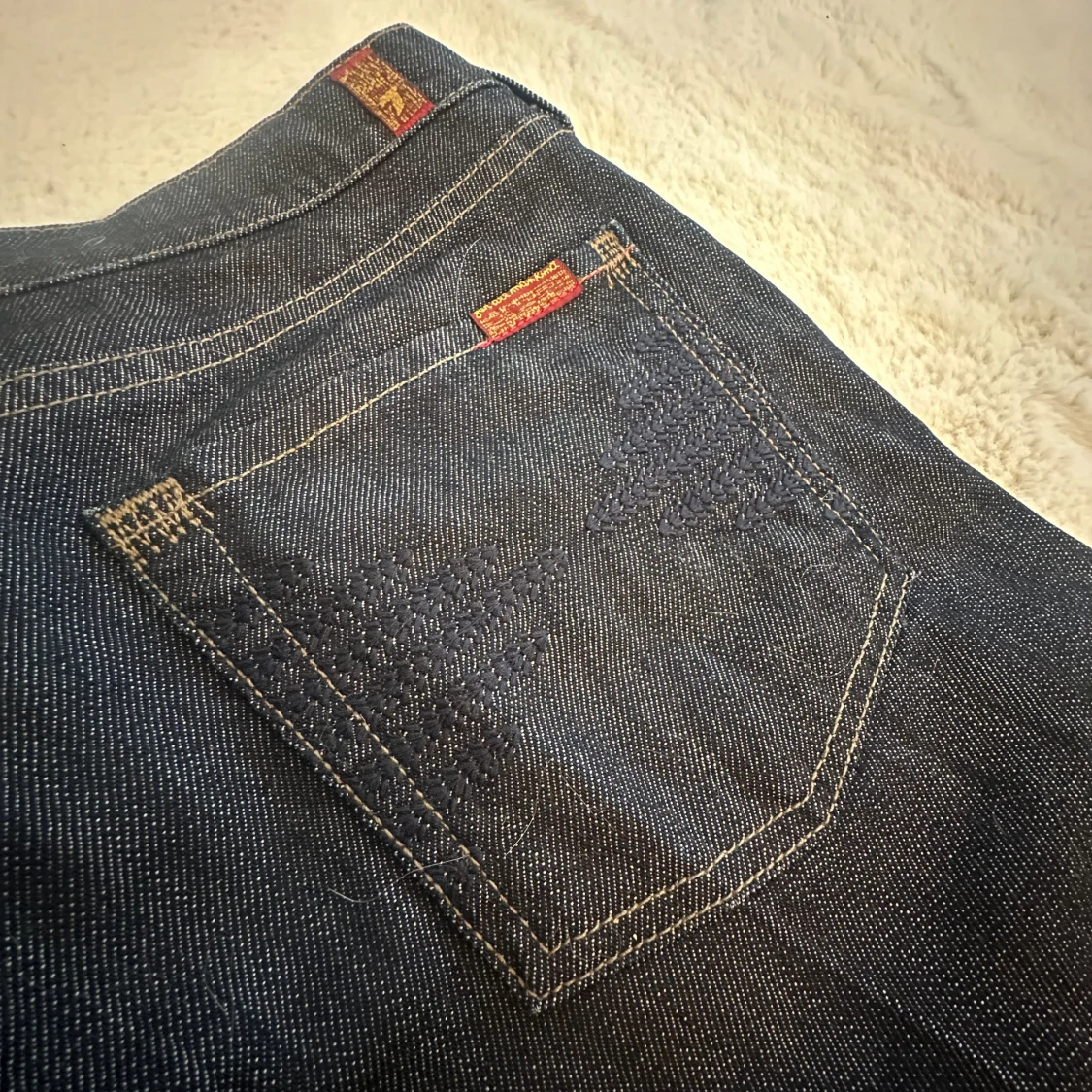 Lågmidjade LÅNGA jeans  - 1