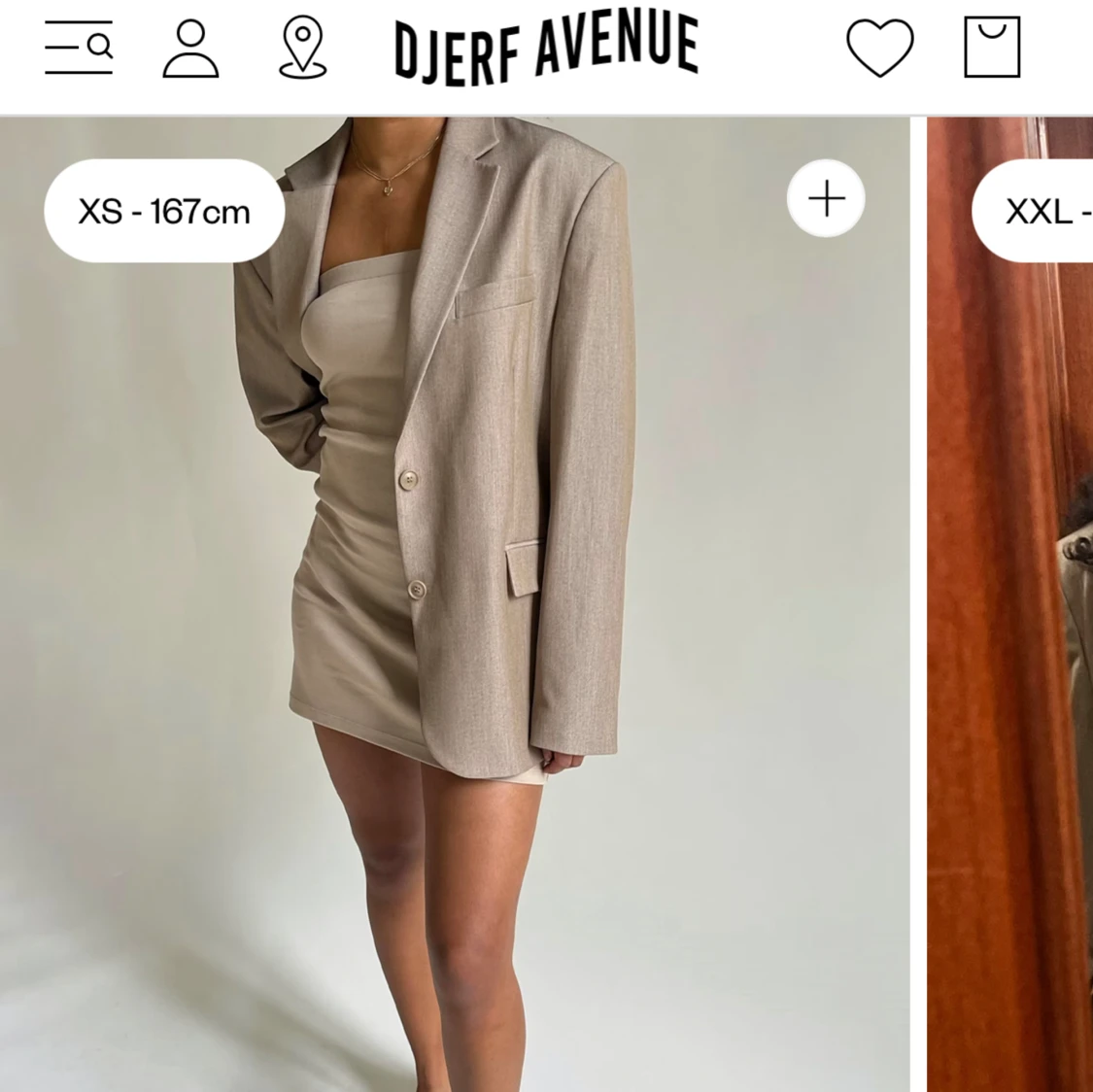 Djerf avenue kavaj i nyskick - 90