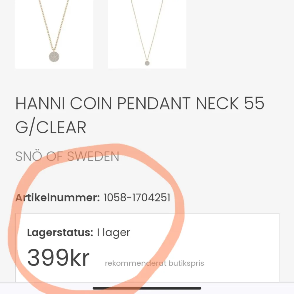 Säljer ett guld halsband för 80 kr ❤️ Kontakta om ni är intresserade ❤️ Jag har använt det ca 3 gånger och säljer de för jag bara andvänder silver ❤️. Accessoarer.