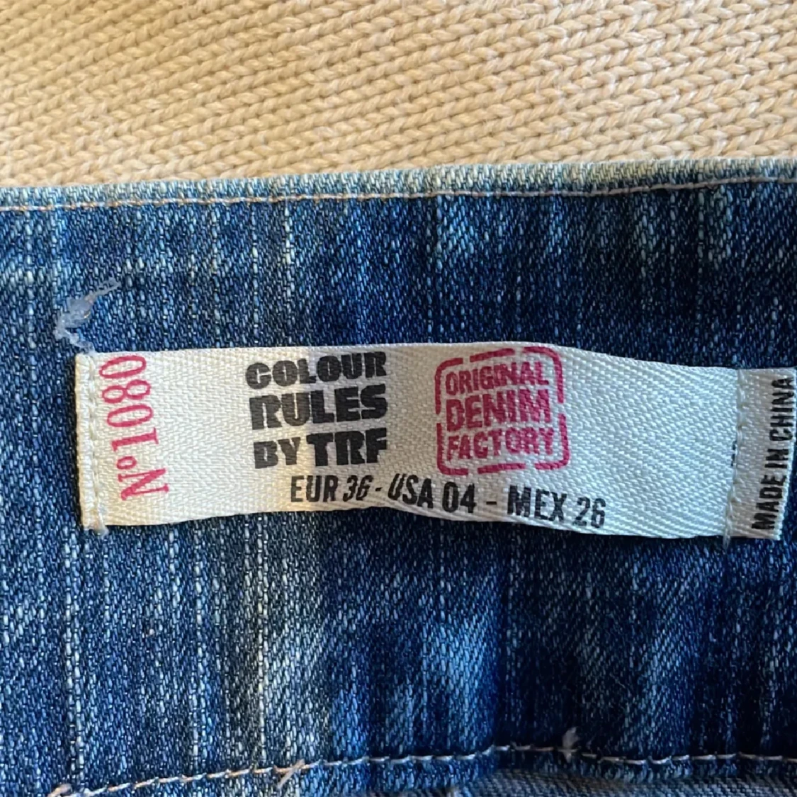 Låg midja jeanskjol - 91