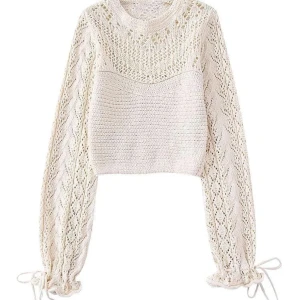 Zara topp - Stickad Topp från zara, nyskick och aldrig använd❤️