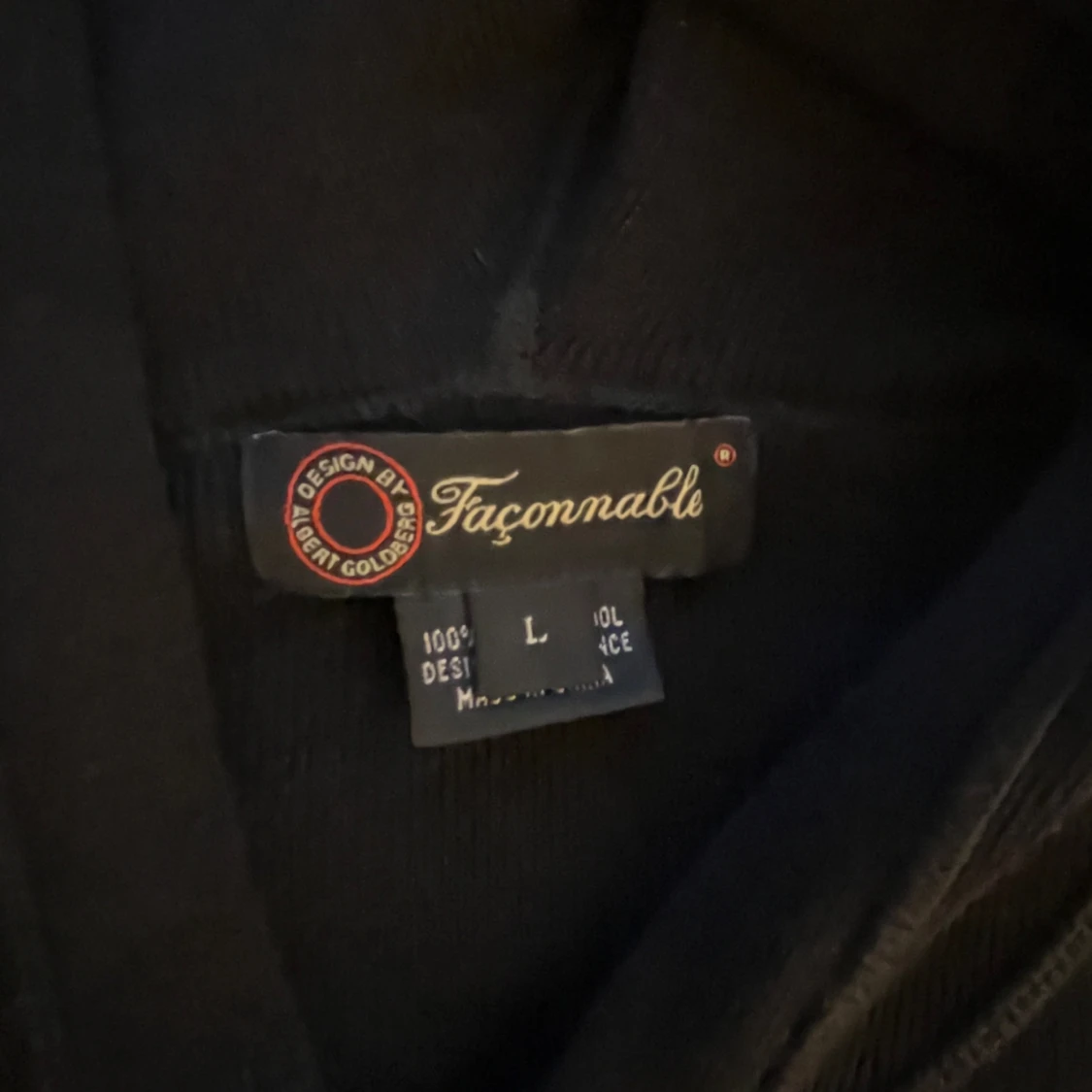 Svart hoodie från Façonnable - 90