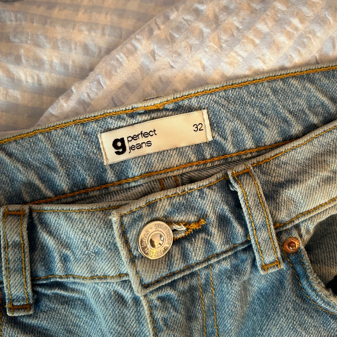 Blåa jeans - 92