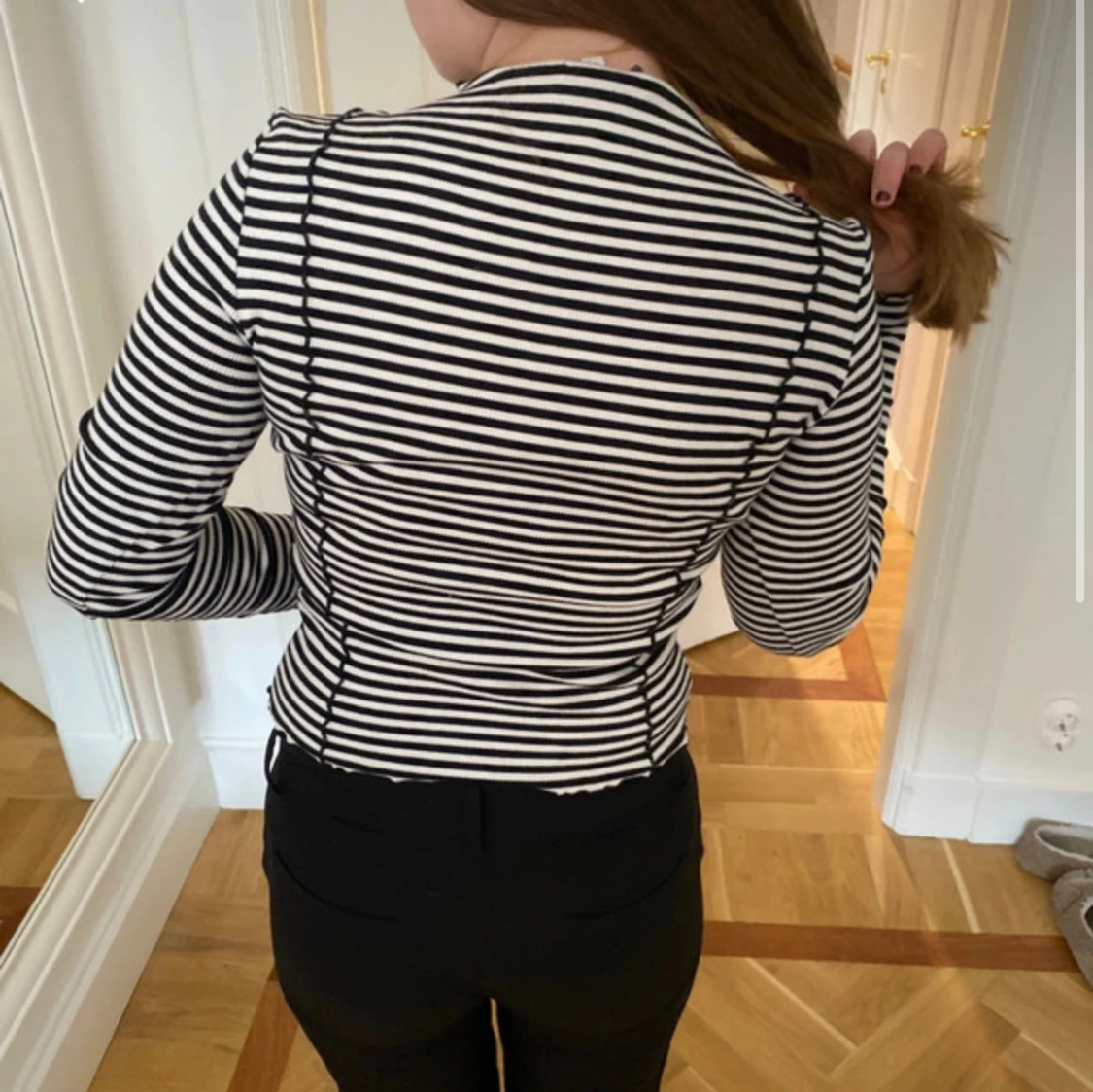 Randig långärmad  - 90