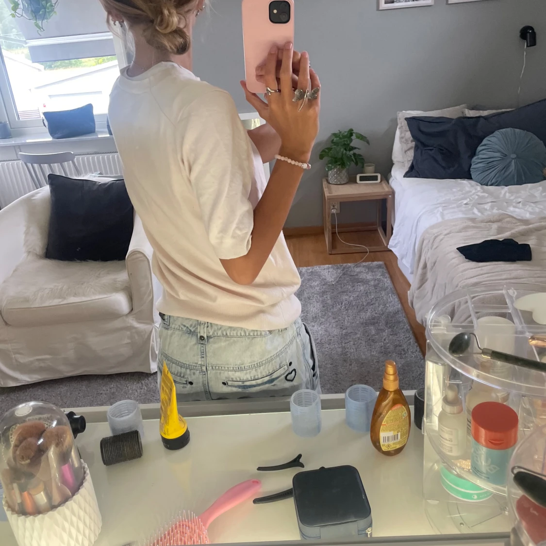 Vit stickad tröja från Zara - 93