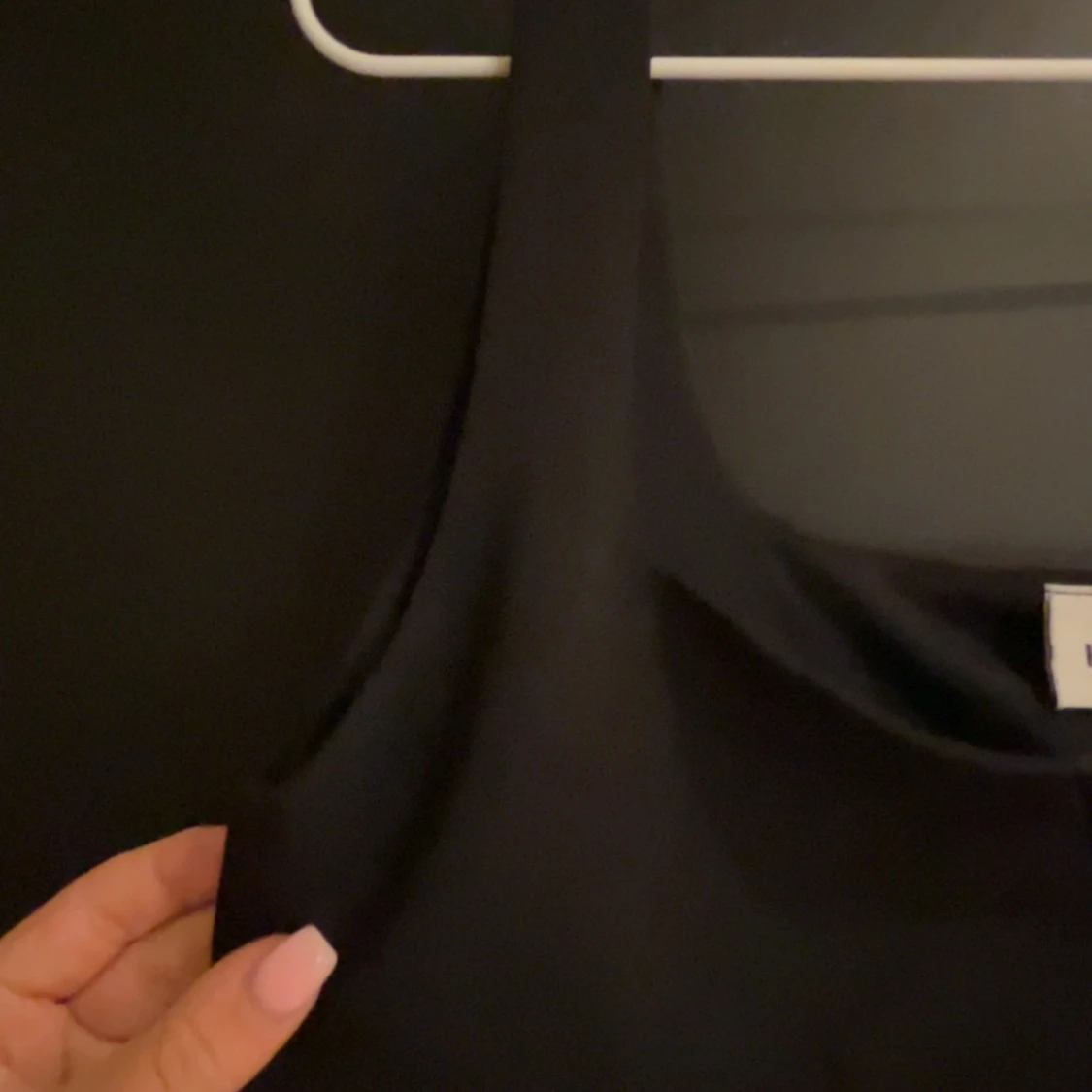 Svart linne typ  - 91