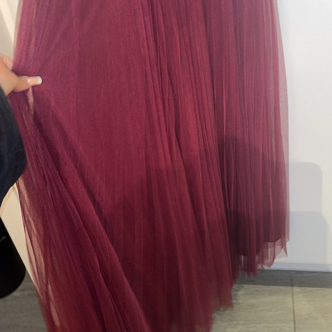 Vinröd balklänning  - 91