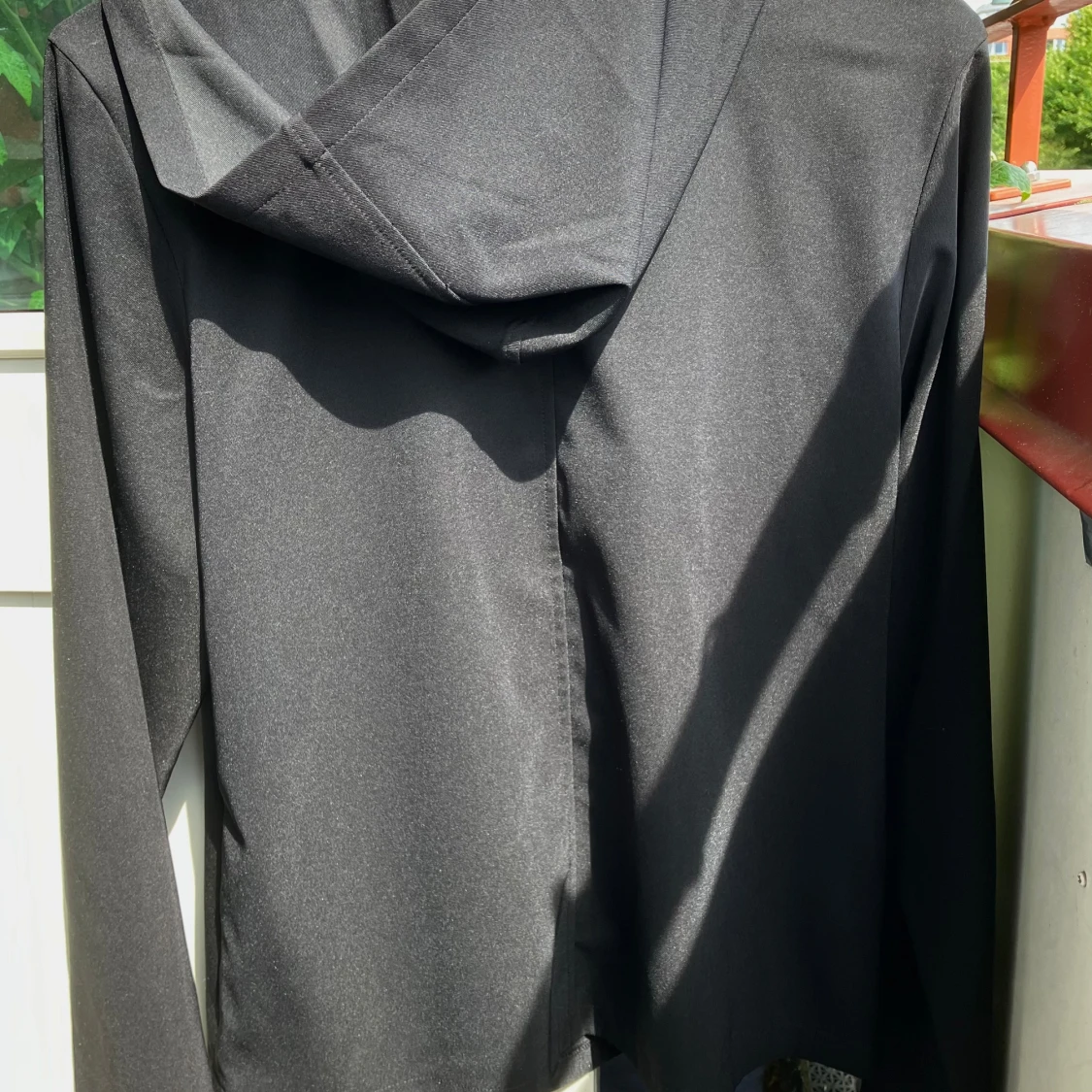 Svart vindjacka, stilfull, Fresh spirit, stl 40 - 90