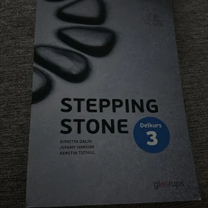 Stepping stone delkurs 3 - Nytt skick priset kan diskuteras i chatten men vill ha den för ungefär 700kr, helt ren och ny