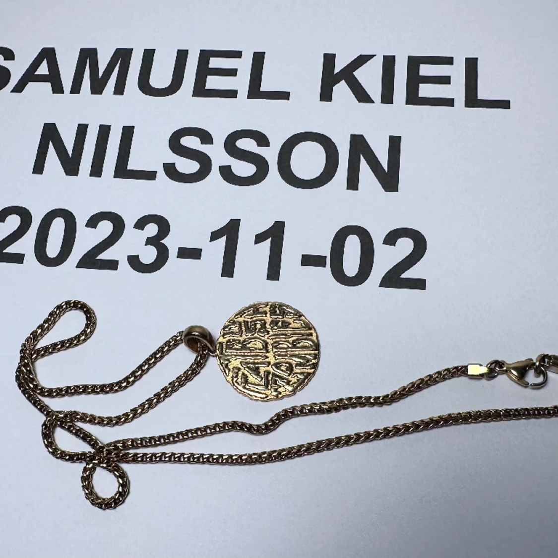 Flatbush Zombies guld halsband 