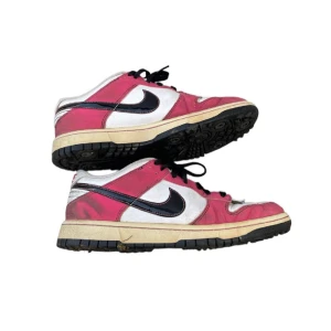 Vintage Nike dunk low - Fint vintage skick. Tecken på användning finns. Det är en golf modell så man kan sätta dit dubbar. Fungerar precis lika bra att ha dom som vanliga skor, inget som märks när man bär dom! Storlek 40,5 EU